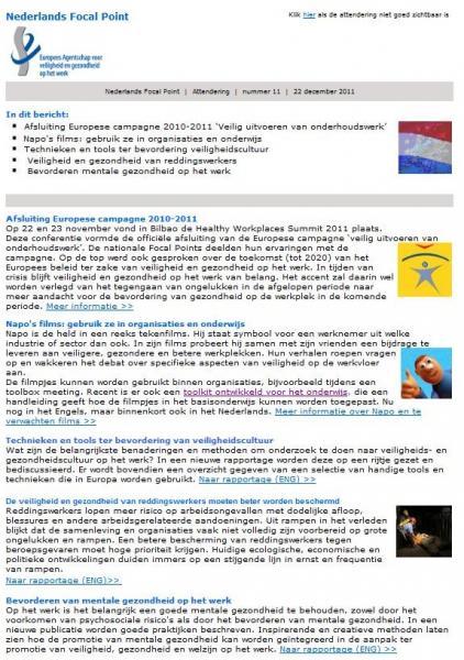 Attendering Nederlands Focal Point